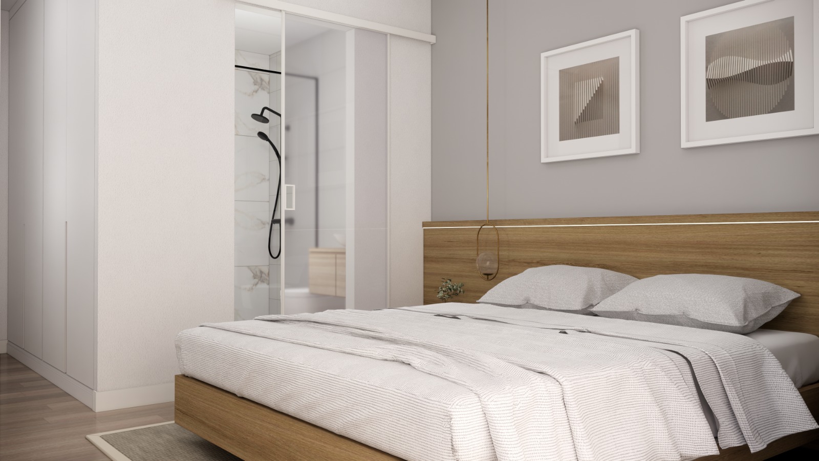 Penthouse met 3 slaapkamers in het centrum