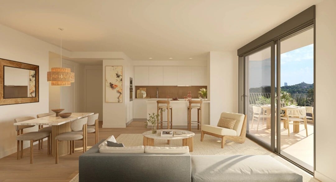 Begane grond appartement vlakbij het strand