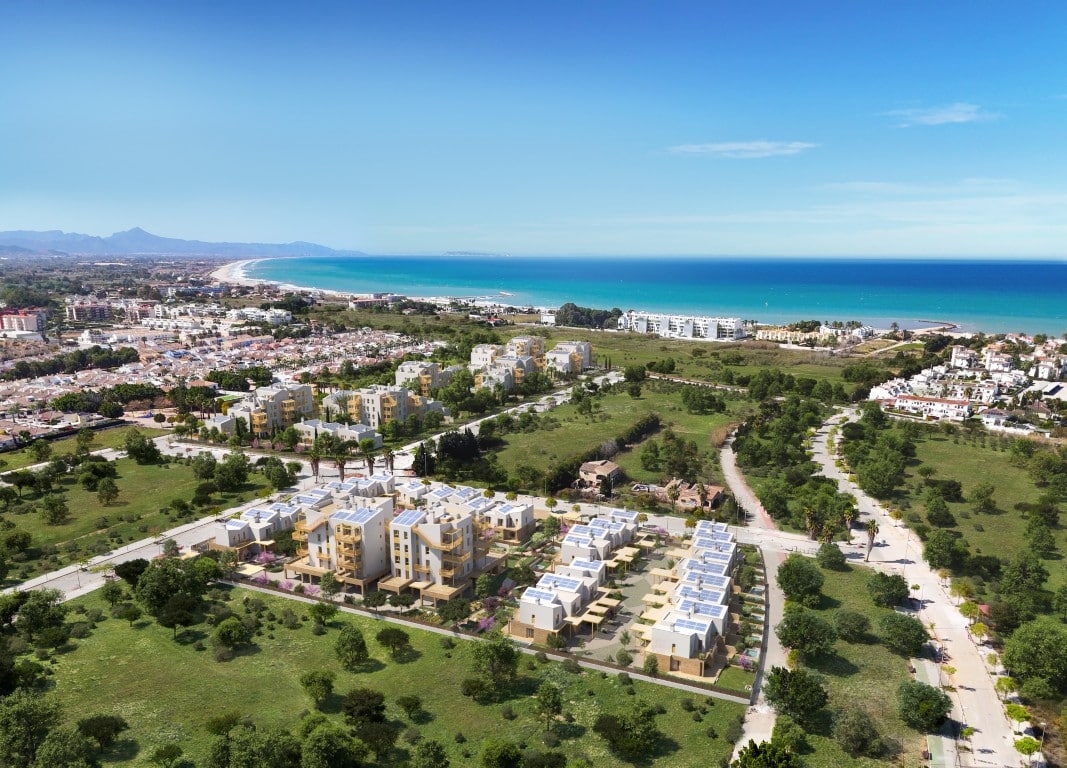 2 slaapkamer bungalow vlakbij het strand