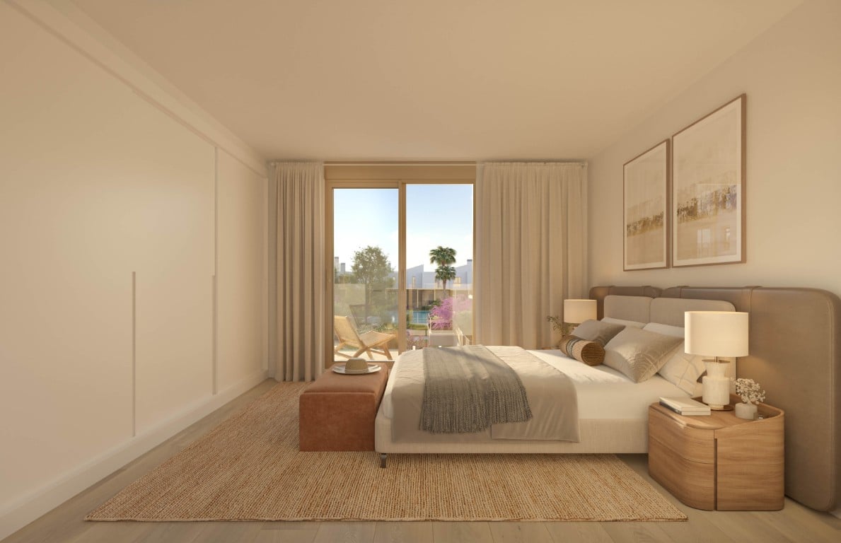 2 slaapkamer bungalow vlakbij het strand