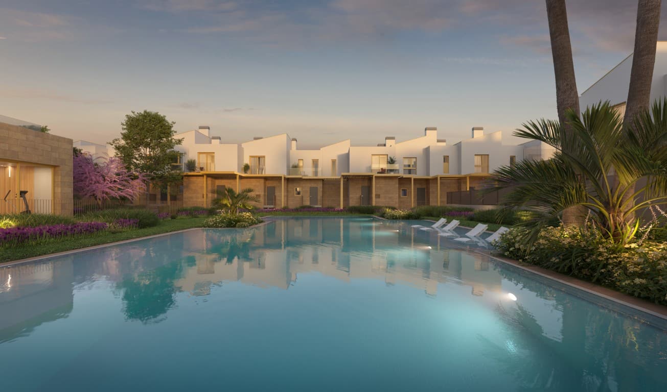 2 slaapkamer bungalow vlakbij het strand